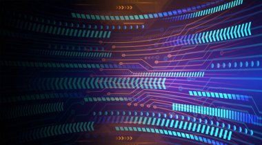 Siber devre gelecekteki teknoloji kavramı