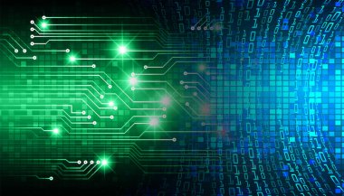 Siber devre gelecekteki teknoloji kavramı