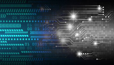 Siber devre gelecekteki teknoloji kavramı