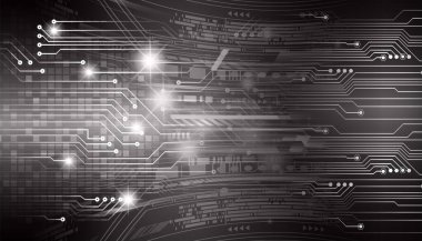 Siber devre gelecekteki teknoloji kavramı