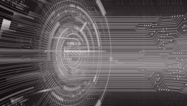 Siber devre gelecekteki teknoloji kavramı