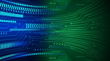 Siber devre gelecekteki teknoloji kavramı