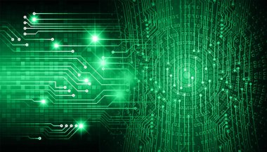 Siber devre gelecekteki teknoloji kavramı