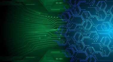 Siber devre gelecekteki teknoloji kavramı