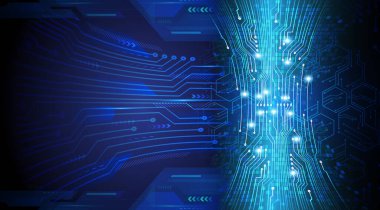 Siber devre gelecekteki teknoloji kavramı