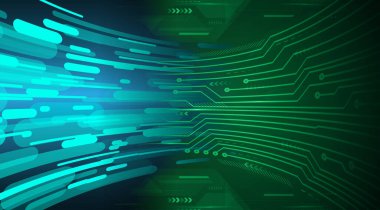 Siber devre gelecekteki teknoloji kavramı