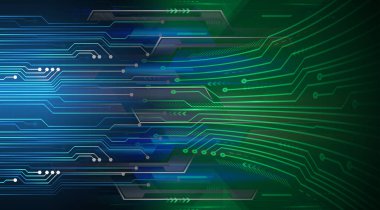 Siber devre gelecekteki teknoloji kavramı