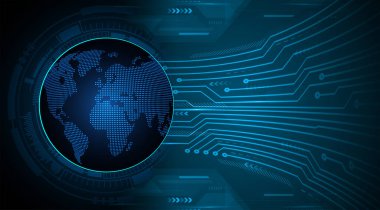 Siber devre gelecekteki teknoloji kavramı