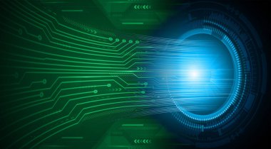 Siber devre gelecekteki teknoloji kavramı