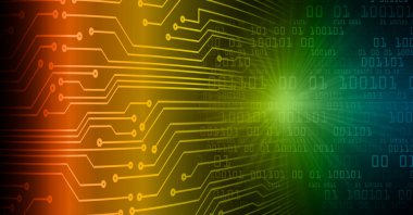 Siber devre gelecekteki teknoloji kavramı