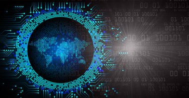 Siber devre gelecekteki teknoloji kavramı