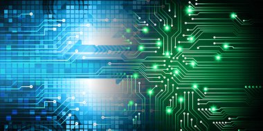 Siber devre gelecekteki teknoloji kavramı