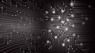 Siber devre gelecekteki teknoloji kavramı