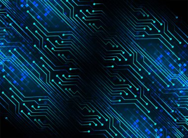 Siber devre gelecekteki teknoloji kavramı