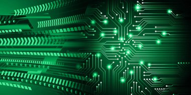 Siber devre gelecekteki teknoloji kavramı