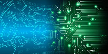 Siber devre gelecekteki teknoloji kavramı