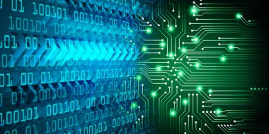 Siber devre gelecekteki teknoloji kavramı