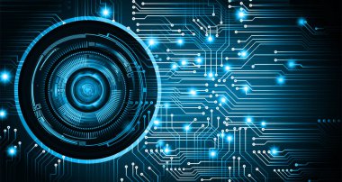 Siber devre gelecekteki teknoloji kavramı