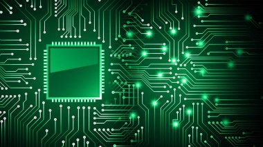 Siber devre gelecekteki teknoloji kavramı