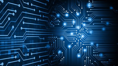 Siber devre gelecekteki teknoloji kavramı