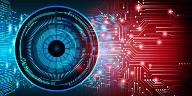 Siber devre gelecekteki teknoloji kavramı