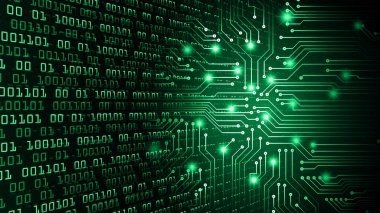 Siber devre gelecekteki teknoloji kavramı