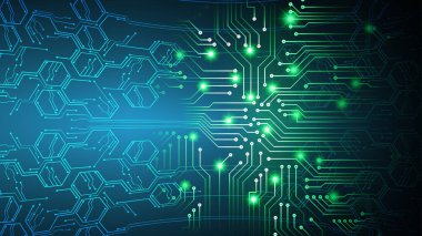 Siber devre gelecekteki teknoloji kavramı