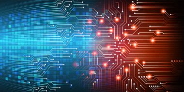 Siber devre gelecekteki teknoloji kavramı