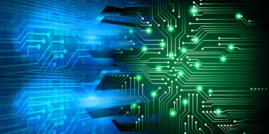 Siber devre gelecekteki teknoloji kavramı
