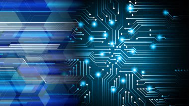 Siber devre gelecekteki teknoloji kavramı