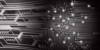 Siber devre gelecekteki teknoloji kavramı