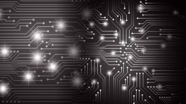 Siber devre gelecekteki teknoloji kavramı