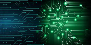 Siber devre gelecekteki teknoloji kavramı