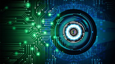 Siber devre gelecekteki teknoloji kavramı