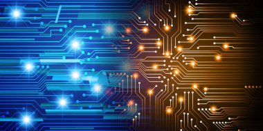 Siber devre gelecekteki teknoloji kavramı