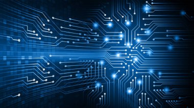 Siber devre gelecekteki teknoloji kavramı