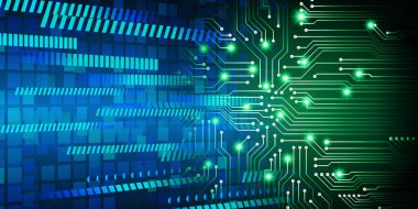 Siber devre gelecekteki teknoloji kavramı