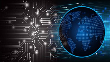 Siber devre gelecekteki teknoloji kavramı