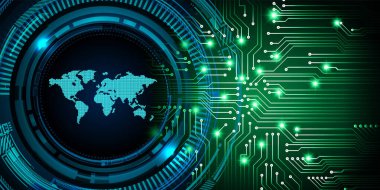 Siber devre gelecekteki teknoloji kavramı
