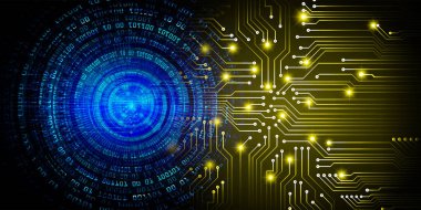 Siber devre gelecekteki teknoloji kavramı