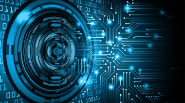 Siber devre gelecekteki teknoloji kavramı