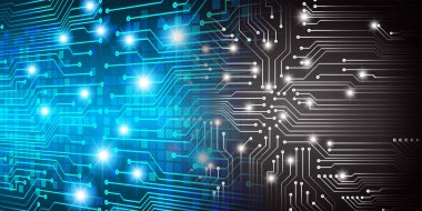 Siber devre gelecekteki teknoloji kavramı