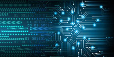 Siber devre gelecekteki teknoloji kavramı