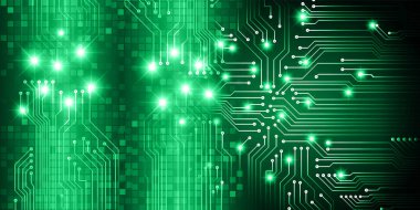 Siber devre gelecekteki teknoloji kavramı