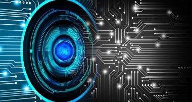 Siber devre gelecekteki teknoloji kavramı