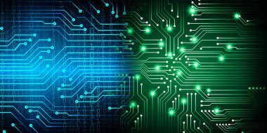 Siber devre gelecekteki teknoloji kavramı