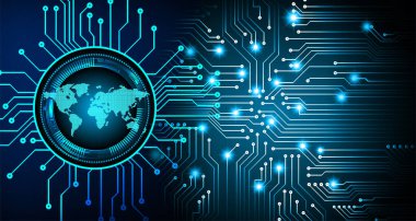 Siber devre gelecekteki teknoloji kavramı