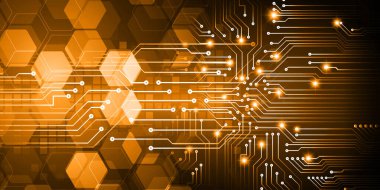 Siber devre gelecekteki teknoloji kavramı