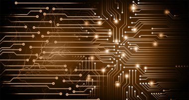 Siber devre gelecekteki teknoloji kavramı