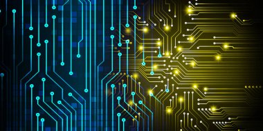 Siber devre gelecekteki teknoloji kavramı